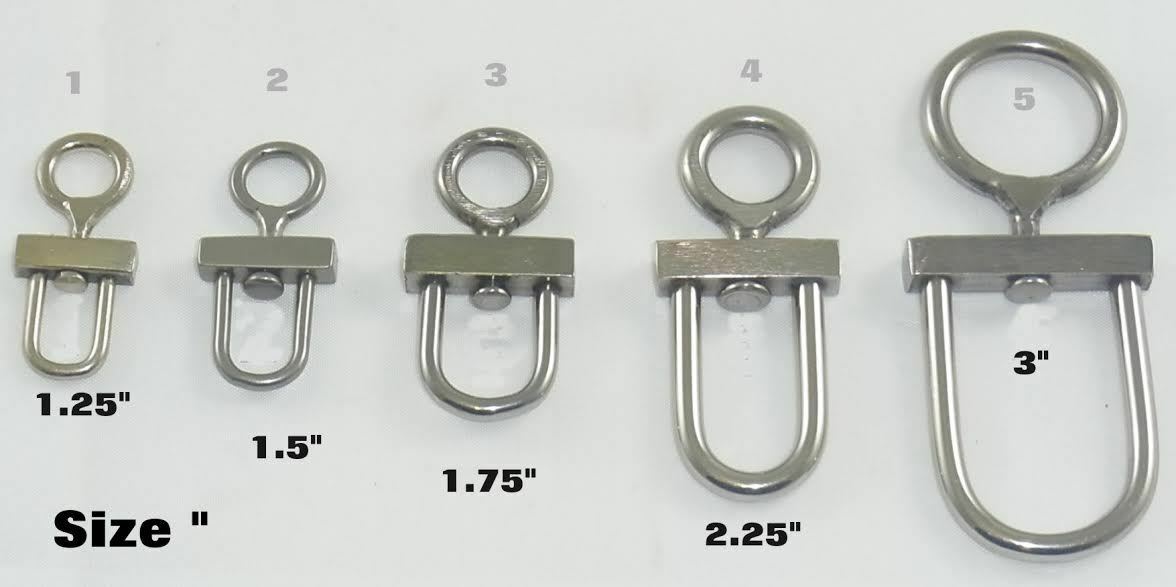 Stainless Steel Triangle Swivels - Northwood Falconry