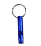 Anodized  aluminum  whistle Keyring, compact,  7 Colours to chose from