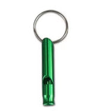 Anodized  aluminum  whistle Keyring, compact,  7 Colours to chose from