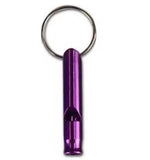 Anodized  aluminum  whistle Keyring, compact,  7 Colours to chose from