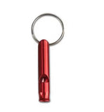 Anodized  aluminum  whistle Keyring, compact,  7 Colours to chose from