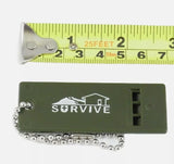 Survival Whistle developed for distance ideal for falconry