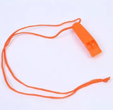 Distress whistle  loud orange with lanyard hi-vis emergency survival water